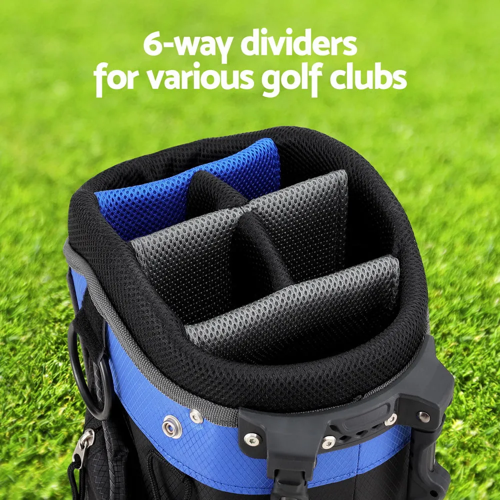 6 Way Dividers | Golf Bag Stand | Insulated Carry Bag | Zippered Rain Cover