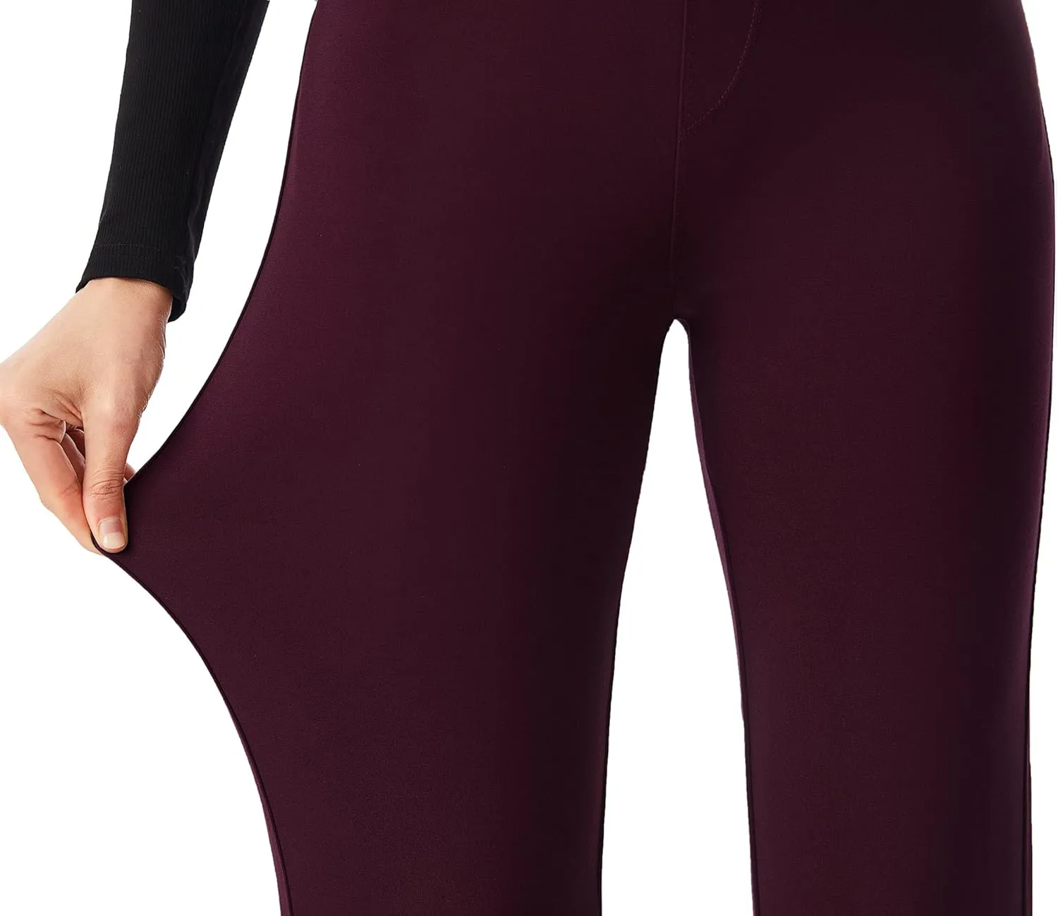 AFITNE Women's Yoga Dress Pants 2025 Spring Stretchy Work Slacks Straight Leg Business Office Casual Pants