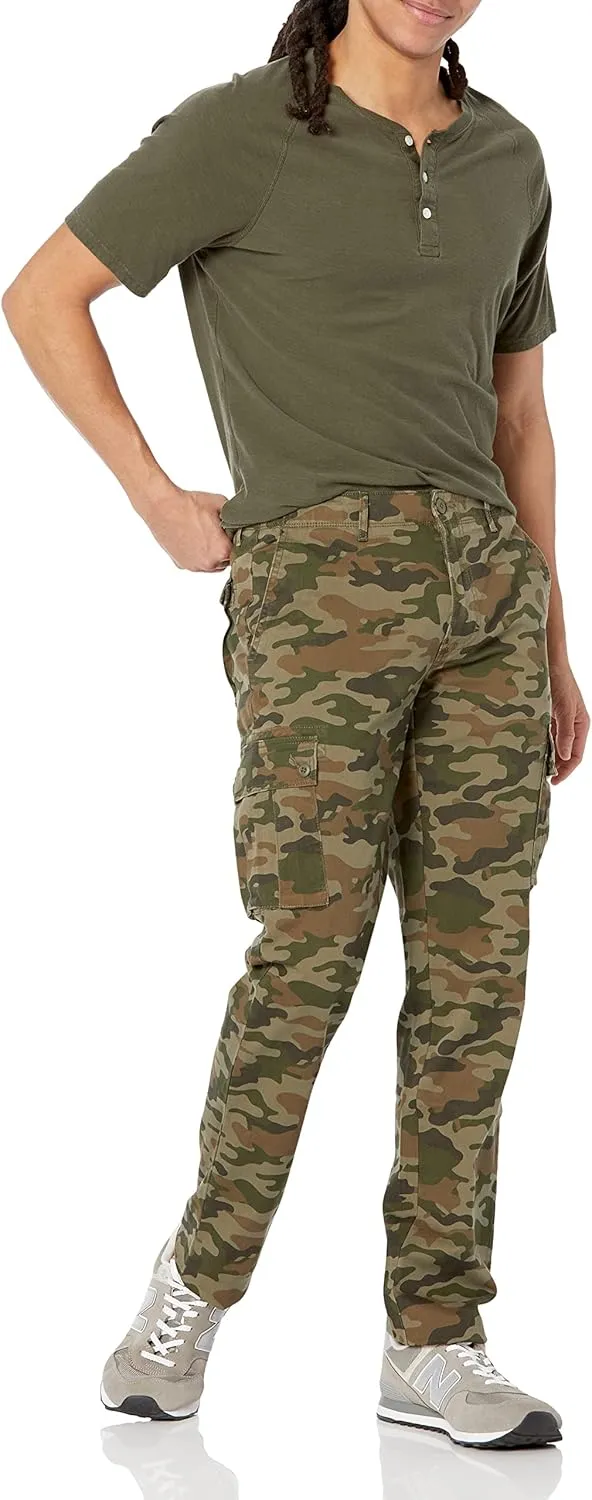 Amazon Essentials Men's Slim-Fit Stretch Cargo Pant (Available in Big & Tall)