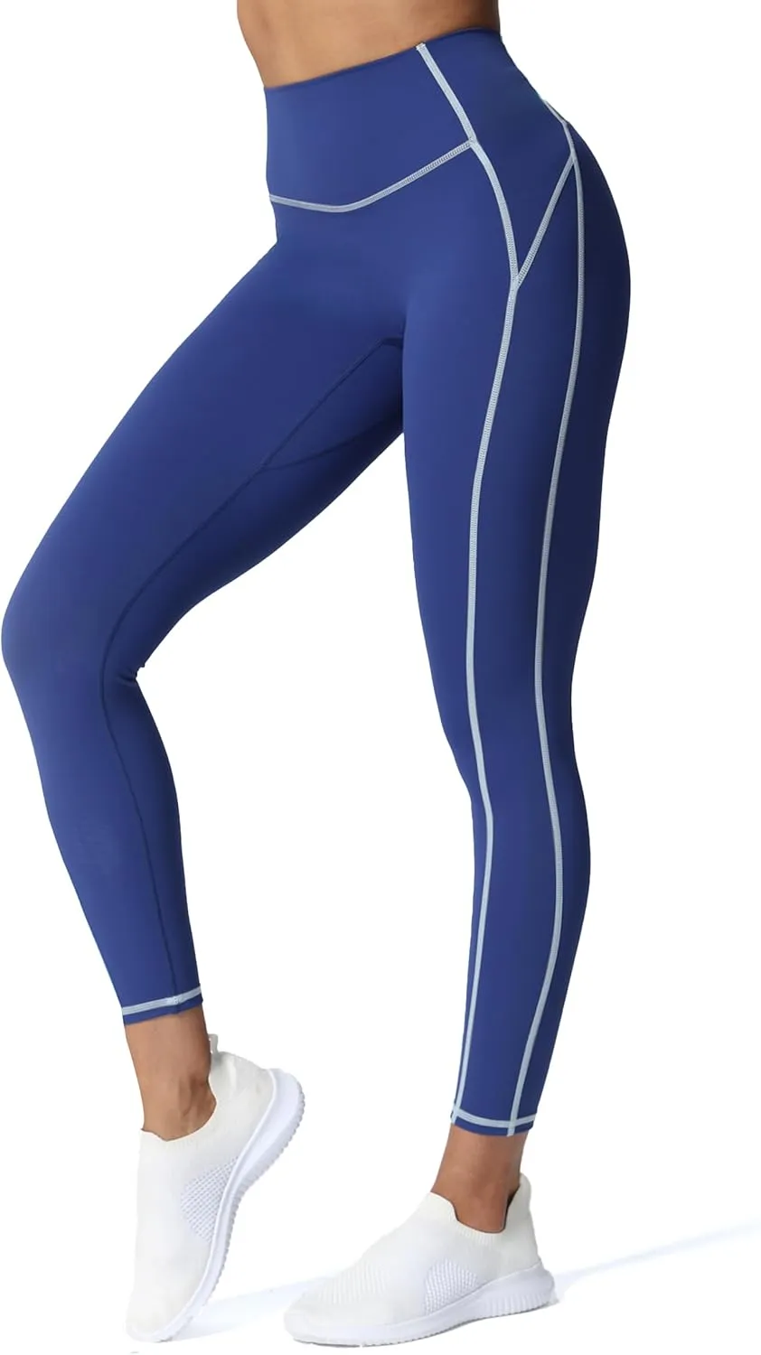 Aoxjox Workout Leggings for Women High Waisted Exercise Athletic Gym Fitness Yoga Lexi Lined Pants 26"