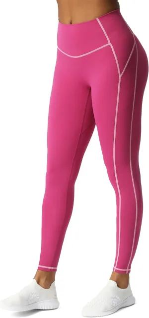 Aoxjox Workout Leggings for Women High Waisted Exercise Athletic Gym Fitness Yoga Lexi Lined Pants 26"