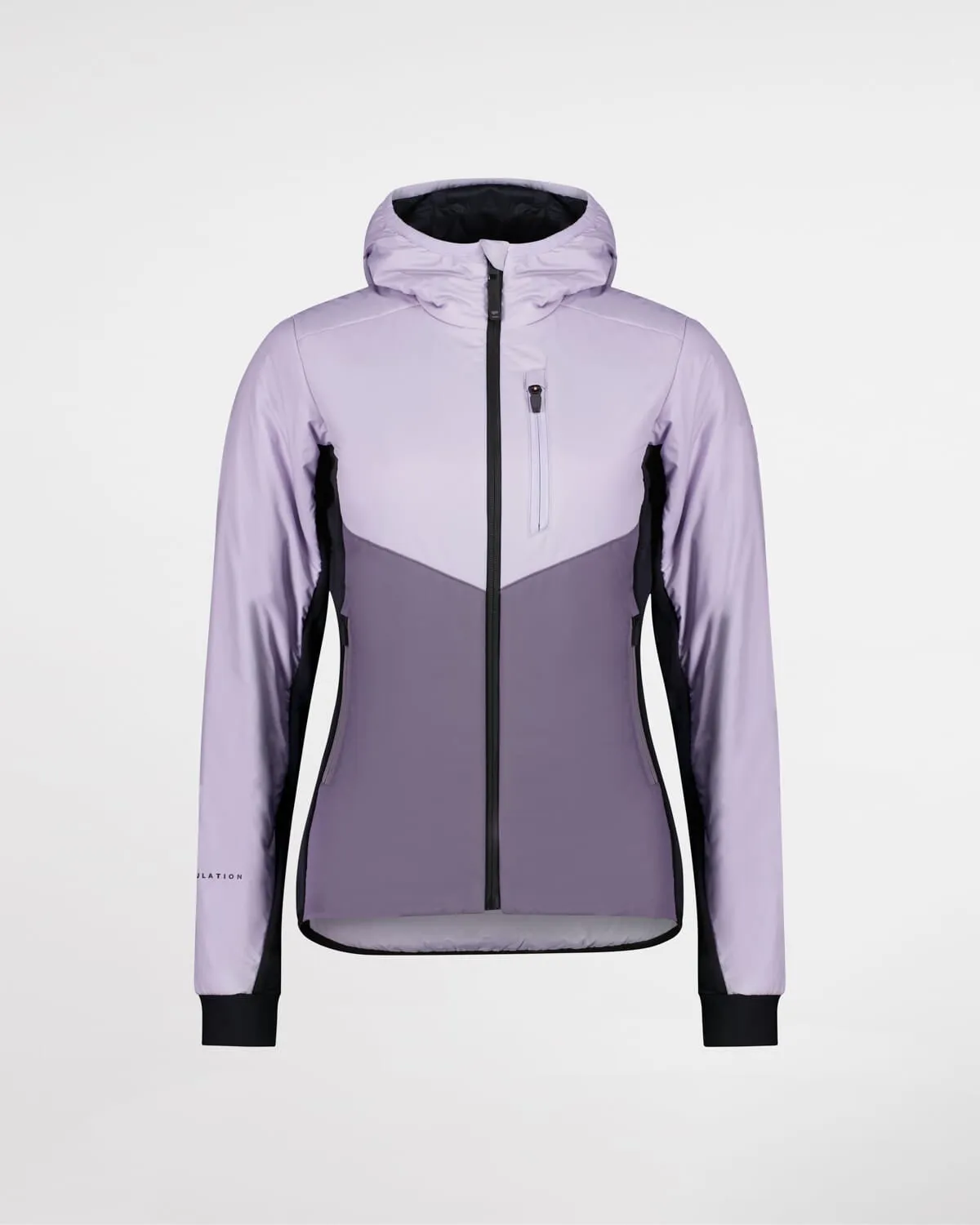 Arete Merino Insulated Hooded Jacket - Thistle Cloud