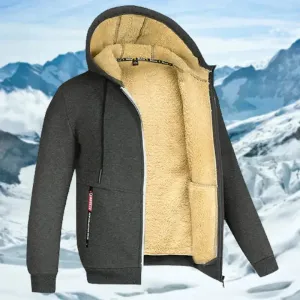 Arie Men's Hooded Fleece Winter Jacket