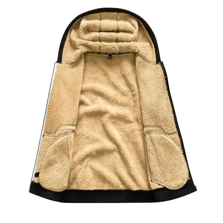 Arie Men's Hooded Fleece Winter Jacket