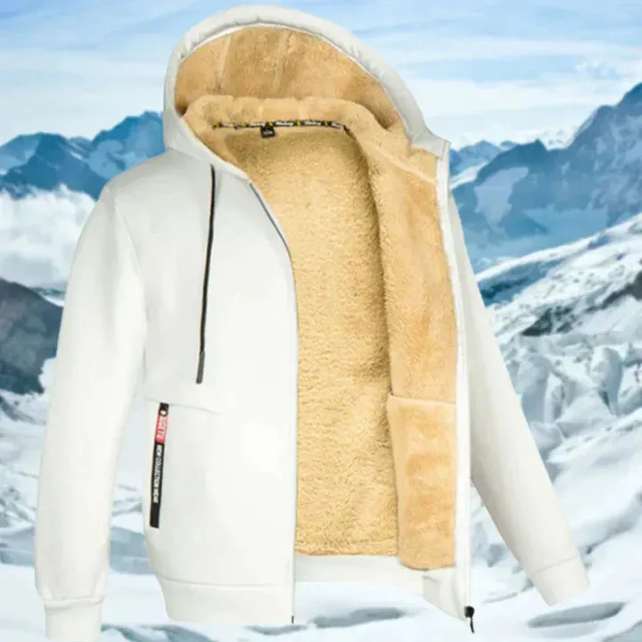 Arie Men's Hooded Fleece Winter Jacket