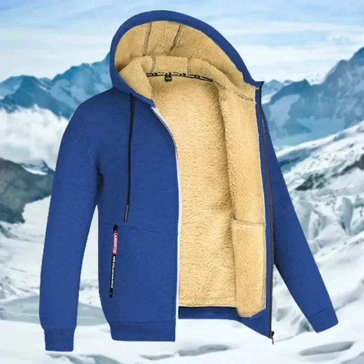 Arie Men's Hooded Fleece Winter Jacket