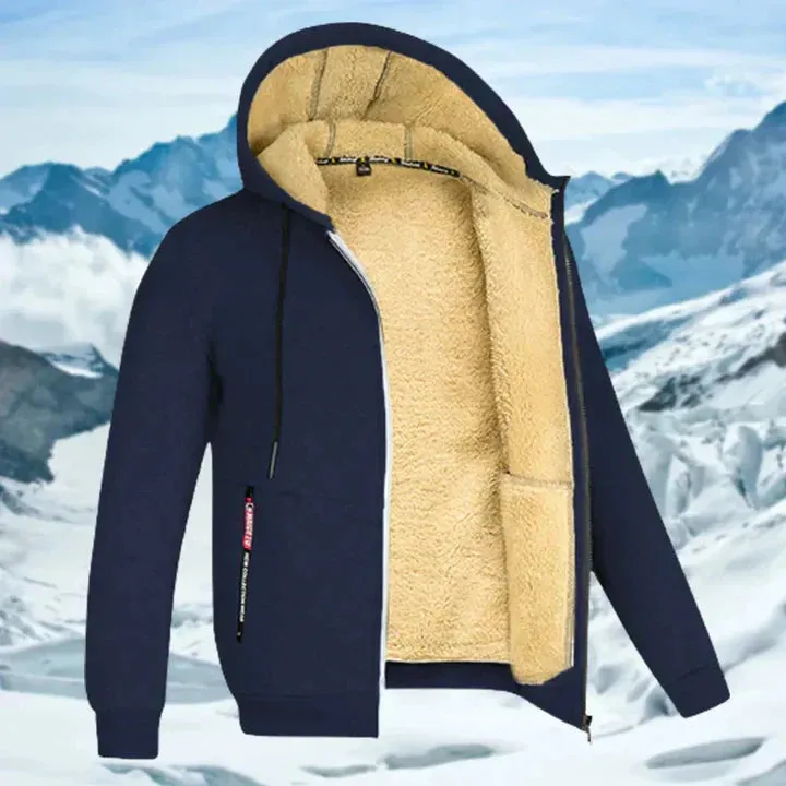 Arie Men's Hooded Fleece Winter Jacket