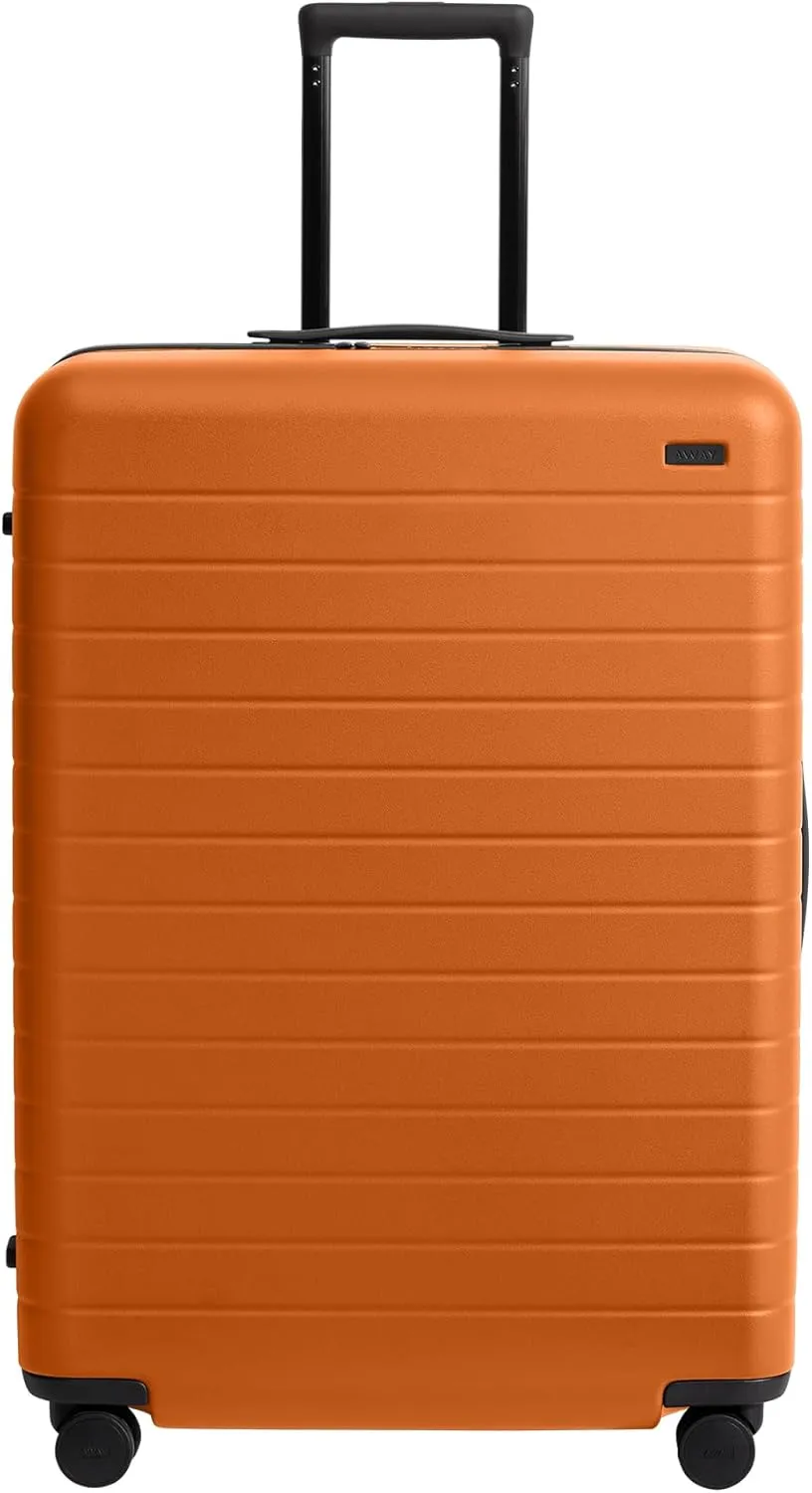 Away Large Checked Luggage, 29 Inch Hardside Suitcase with Spinner Wheels, Lightweight & Durable, TSA Lock, Sorbet Orange