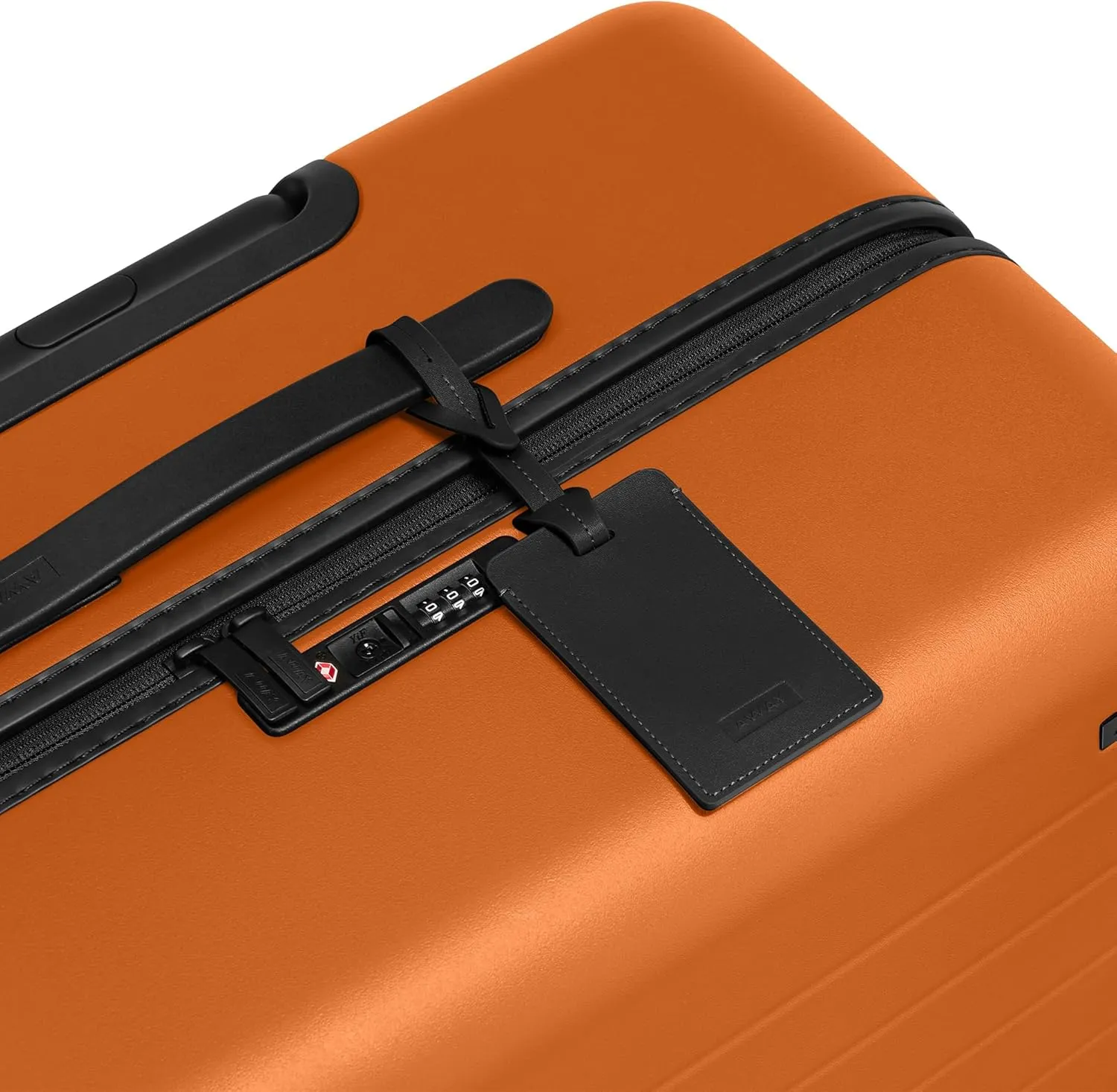 Away Large Checked Luggage, 29 Inch Hardside Suitcase with Spinner Wheels, Lightweight & Durable, TSA Lock, Sorbet Orange