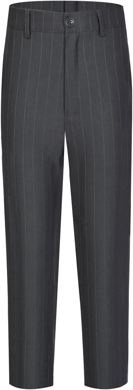 Boy Suits Stripe Tuxedo Suit Set Complete Outfit Formal Wedding Party Wear Ring Bearer Outfit