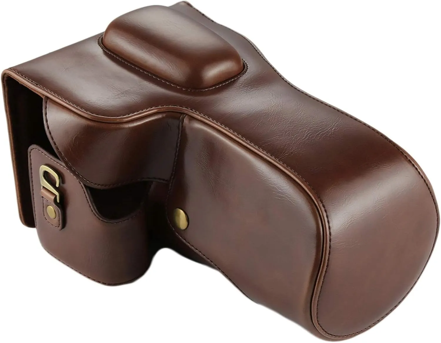 Camera Accessories Full Body Camera PU Leather Case Bag for Nikon D7200 / D7100 / D7000 (18-200/18-140mm Lens) (Color : Coffee)