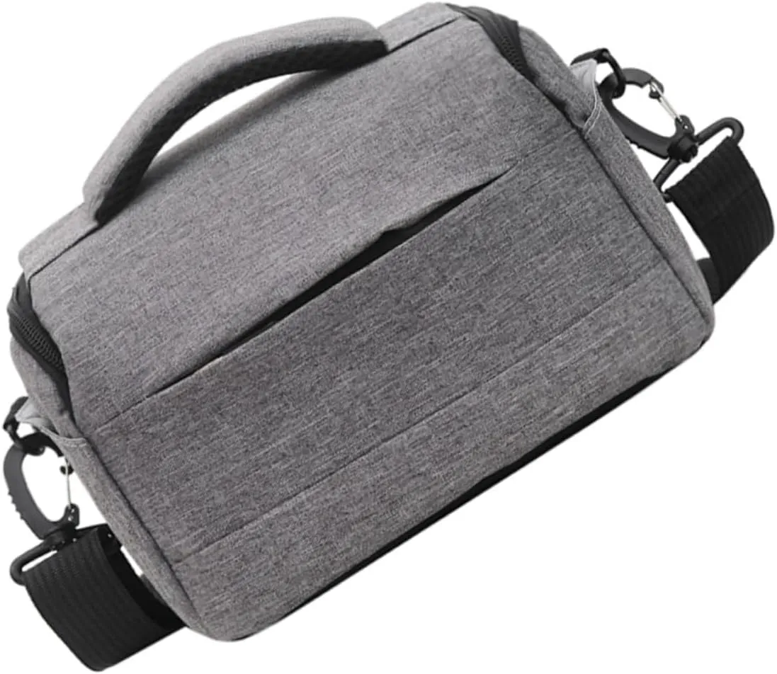 Camera Carrying Bag Capacity Nylon Travel Pouch with Compartments Portable Shoulder Bag for Camera and Accessories and Durable Design