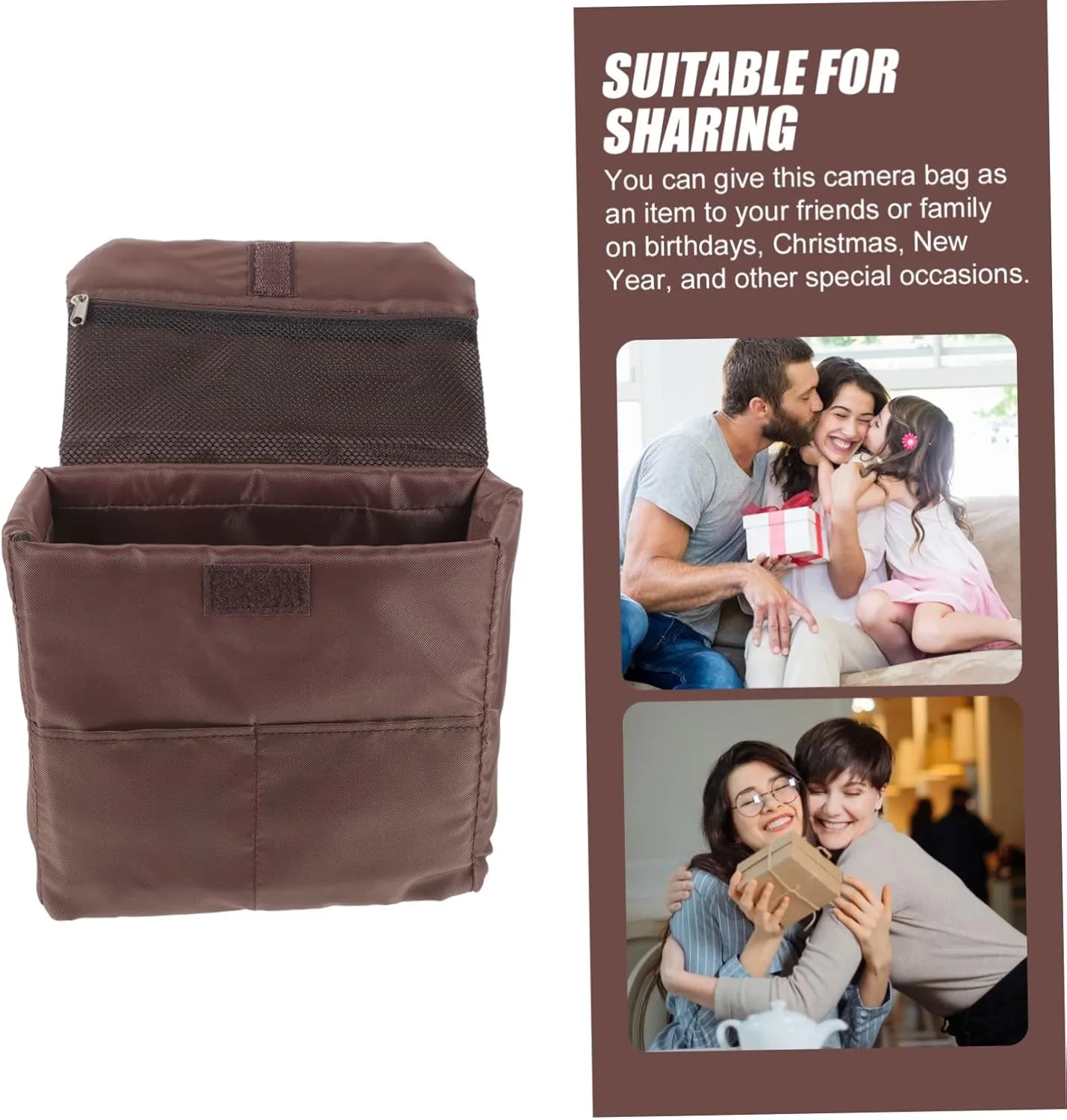 Camera Insert Bag for Backpack Portable Protective Case with Multi Compartments for Accessories for DSLR and Mirrorless Cameras Durable Design for and Maintenance