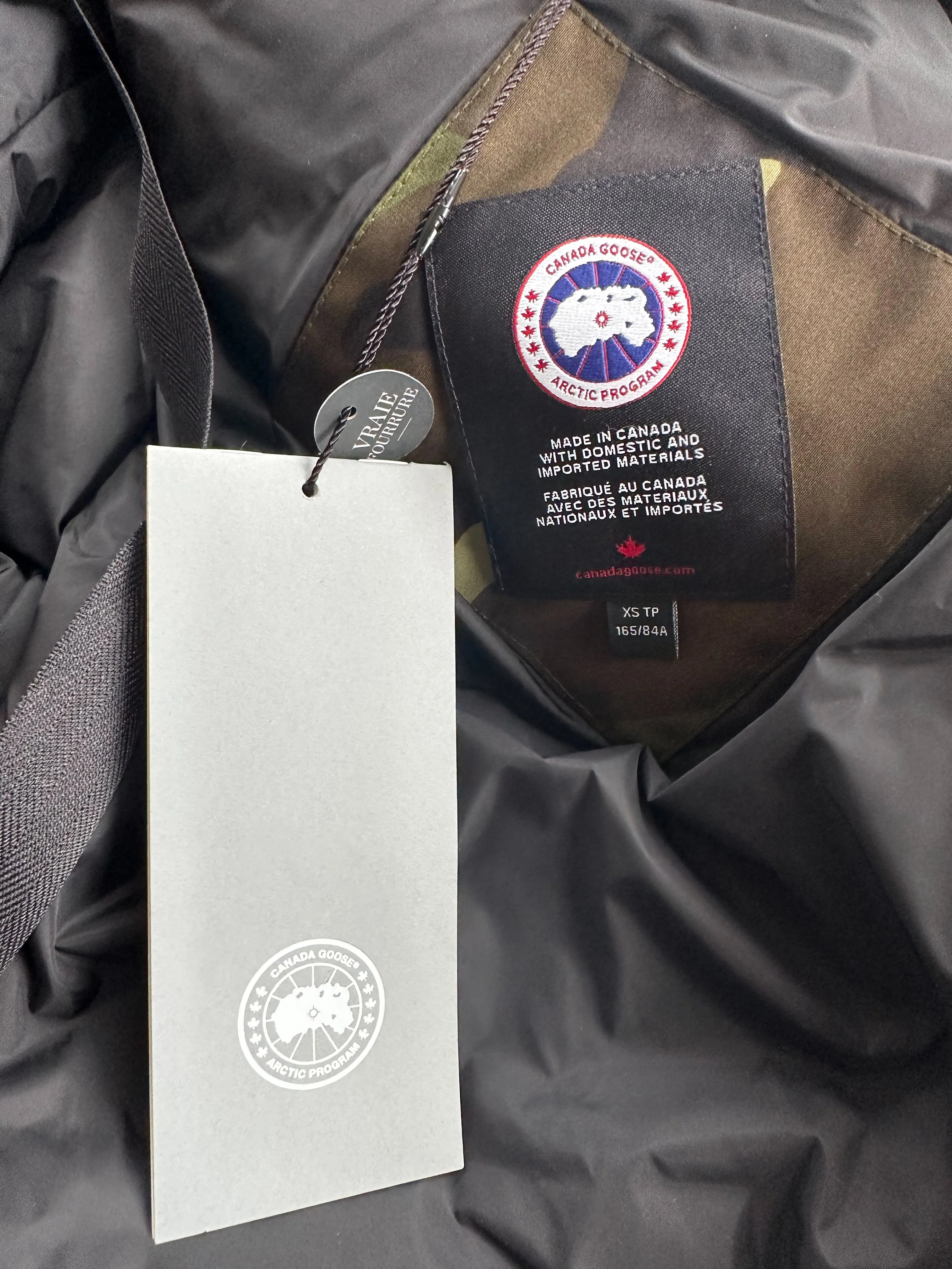 Canada Goose Green Camouflage Montebello Women's Jacket