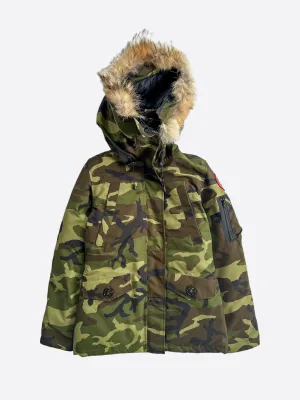 Canada Goose Green Camouflage Montebello Women's Jacket