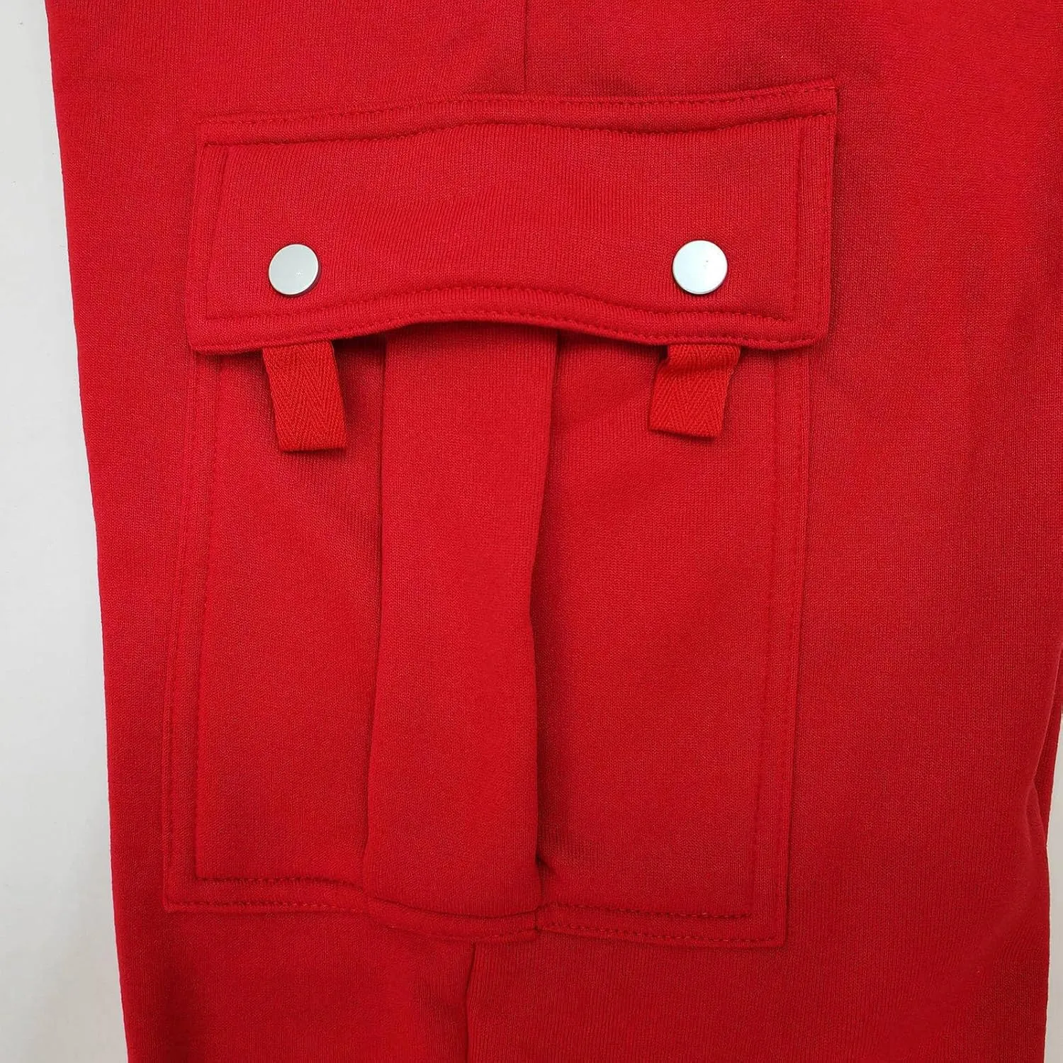 Cargo Sweatpants for Men Drawstring Baggy Elastic Work Hiking Pants Straight Loose Fit Outdoor Joggers with Pockets