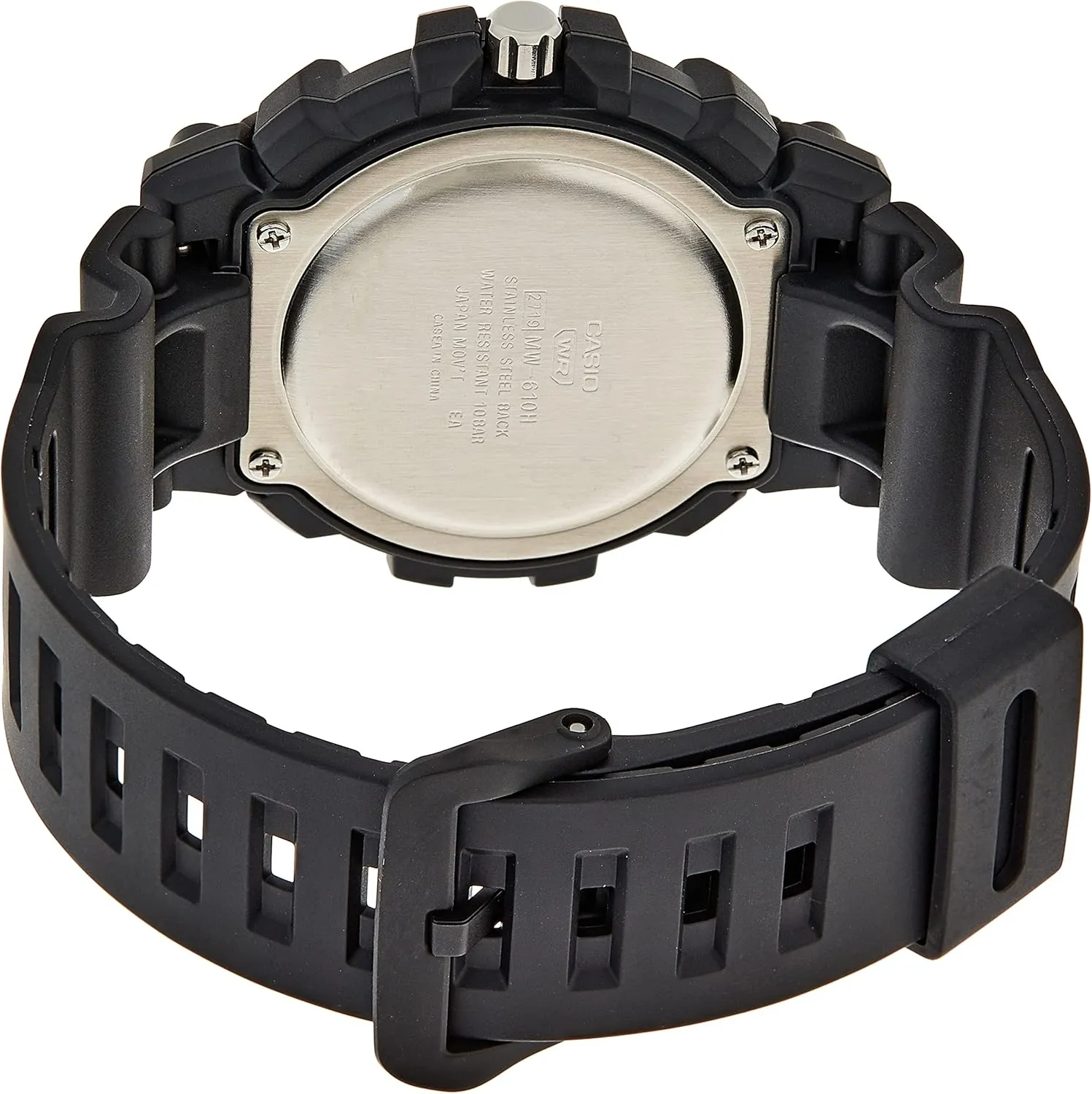 Casio Men's Heavy Duty 10-Year Battery Date Indicator Watch (Model: MW610H)