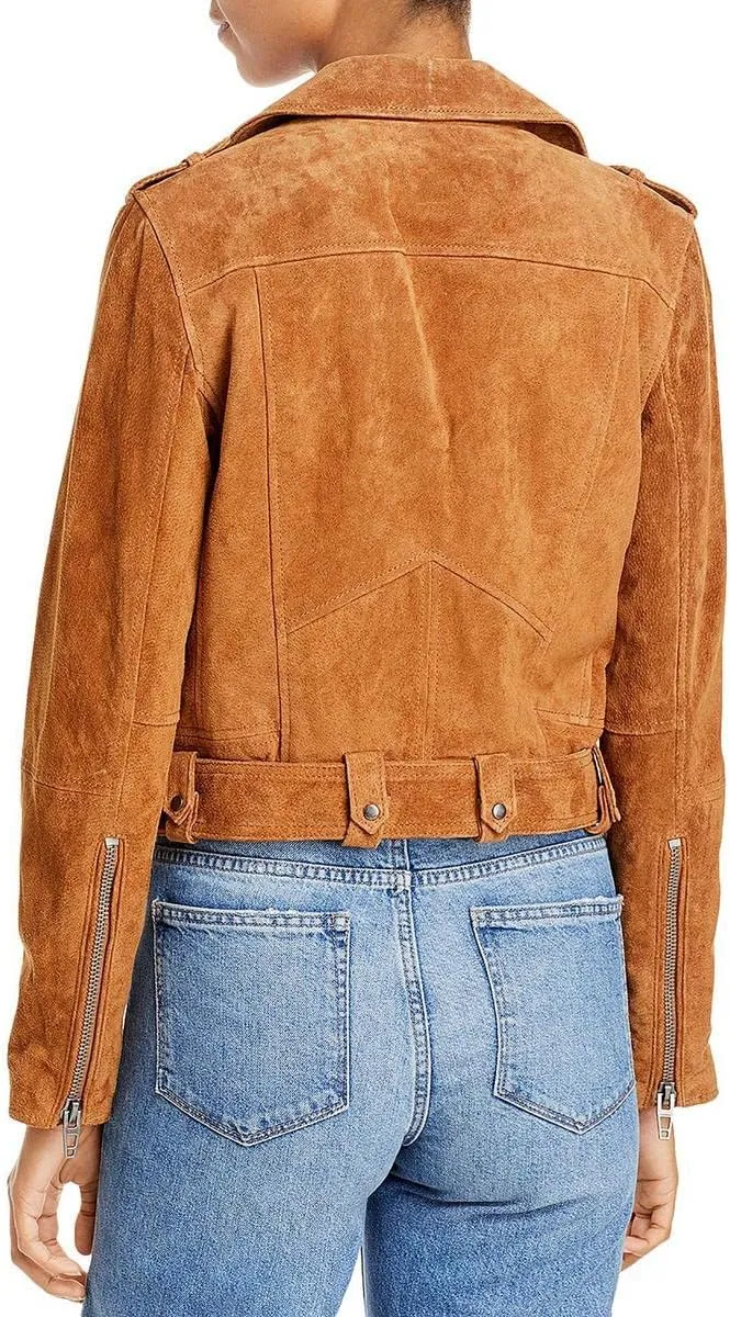Classic Women's Suede Leather Jacket By TJS