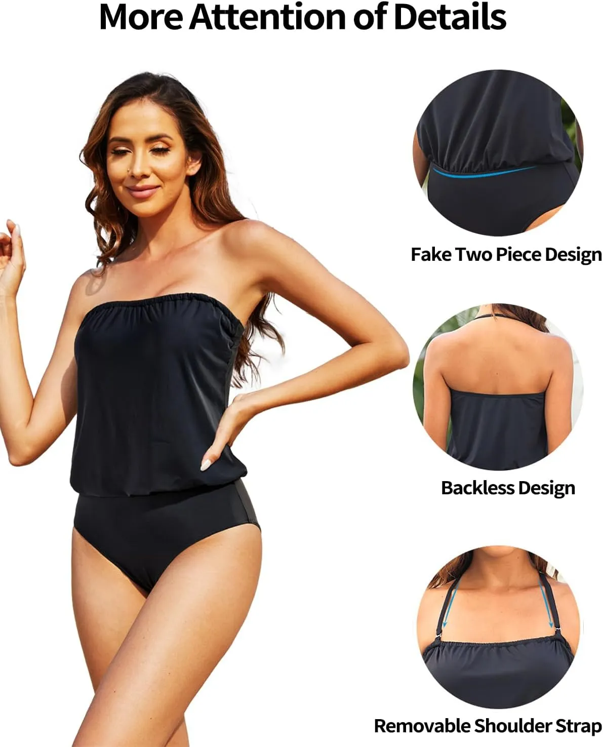 Daci Womens Front Cross One Piece Swimsuits Keyhole Tummy Control Ruched Bathing Suits Swimwear