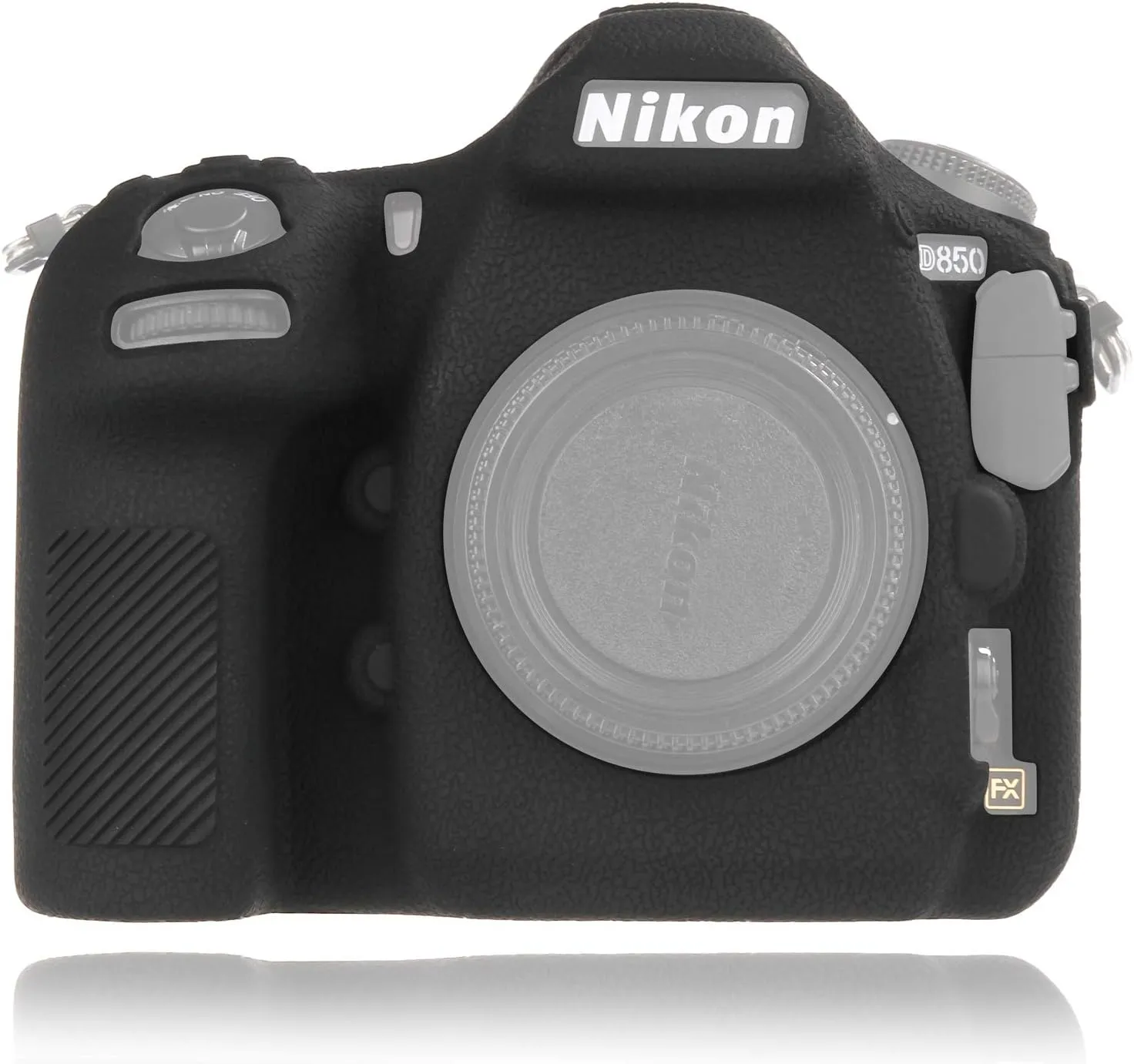 Easy Hood Camera Case for Nikon D850 Soft Silicone Rubber Camera Protective Body Case Skin for Nikon D850 Camera Bag Protector Cover (Black)