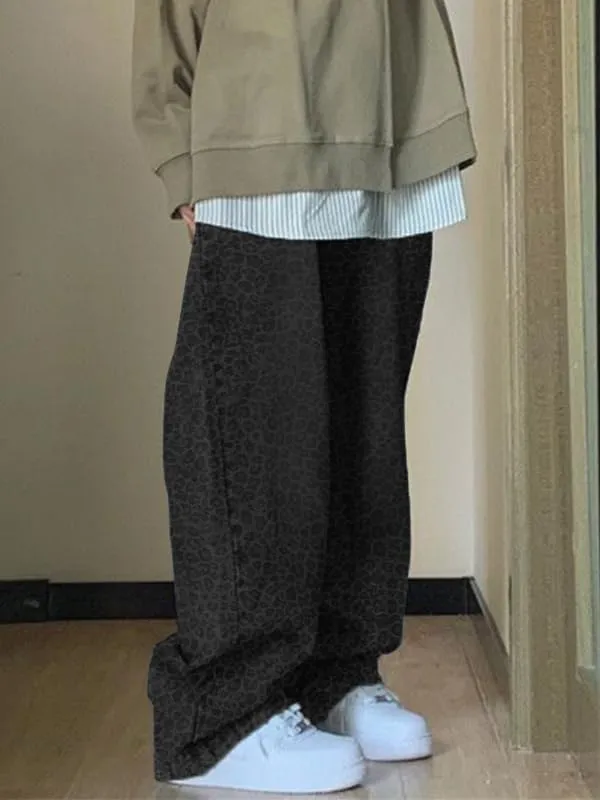 EMMIOL Wide Leg Jeans for Women - Low Waist Baggy Loose Boyfriends Denim Pants - Y2K 90S Style
