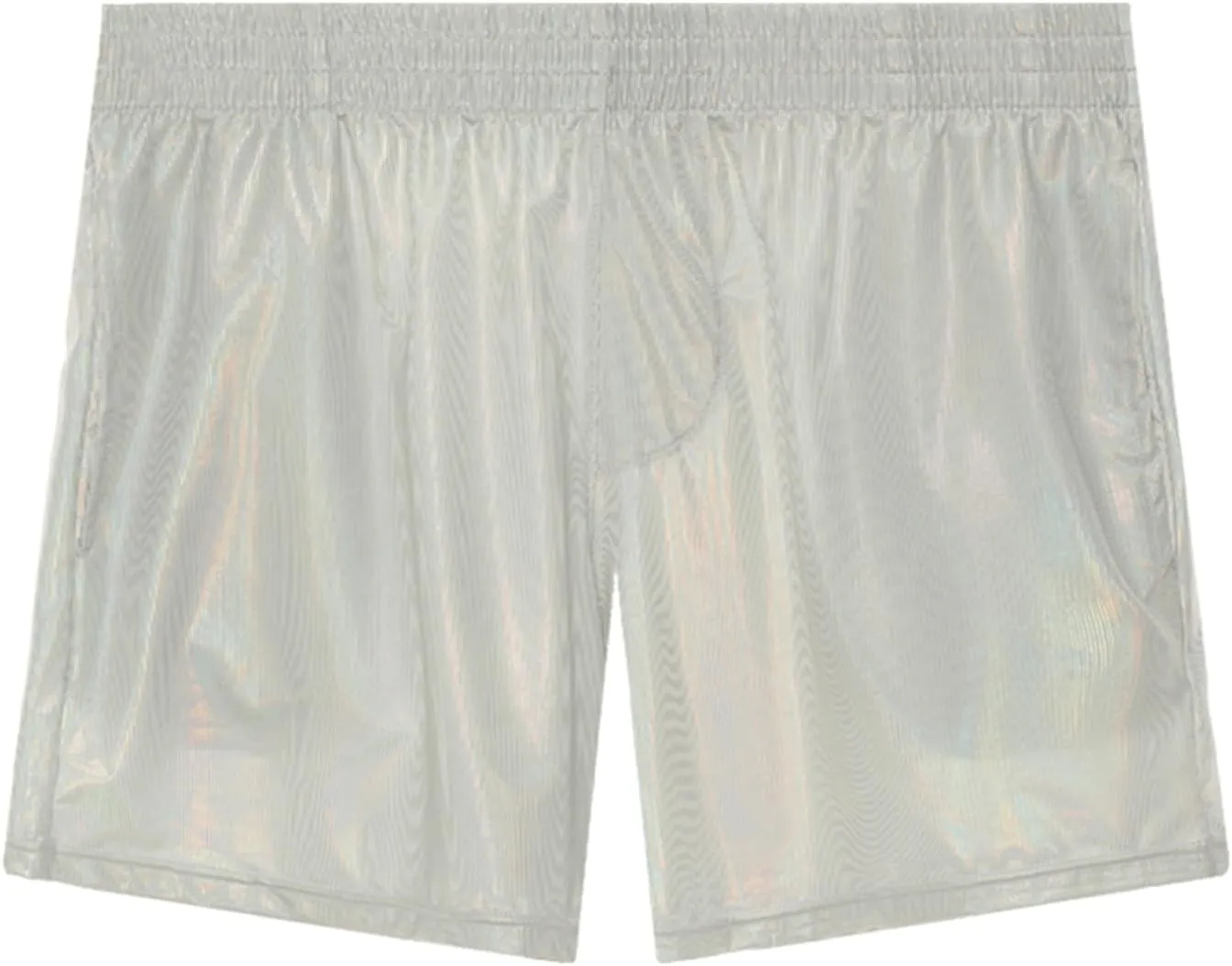 Evankin Men Sexy Shorts Pants Metallic Shiny Leather Underwear Sparkly Trunks Boxer Briefs with Pockets