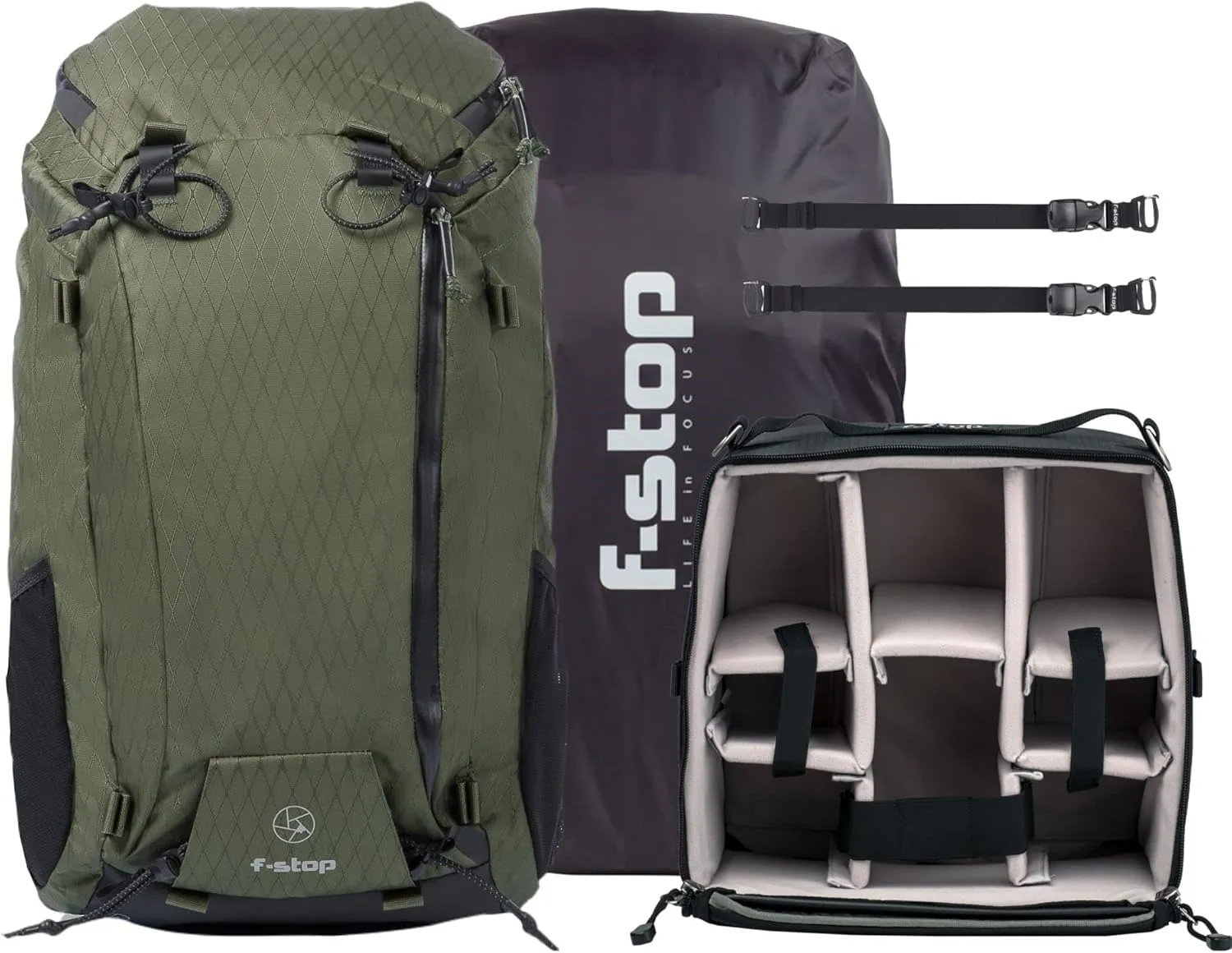 f-stop DuraDiamond Ajna 37L - Camera Backpack Bundle for Photography, Travel, Gear Protection  Includes Modular Storage Insert