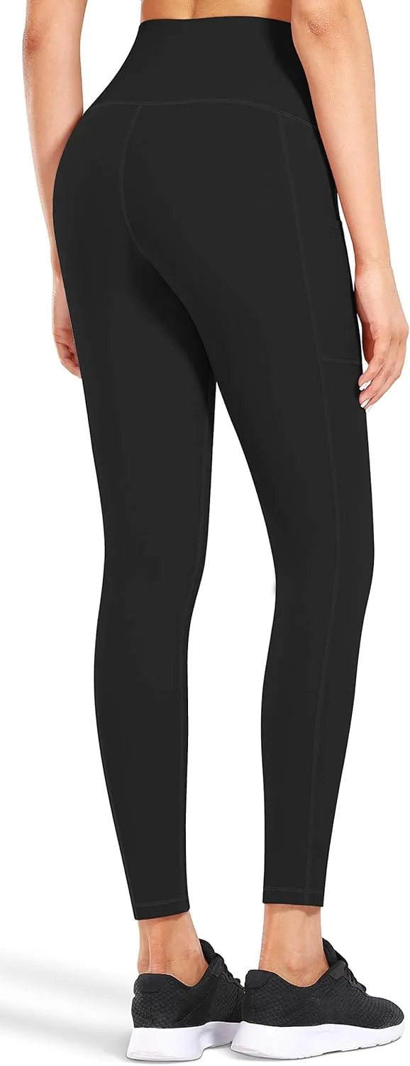 Fengbay 3 Pack High Waist Yoga Pants,Yoga Pants for Women Tummy Control Workout Pants 4 Way Stretch Leggings with Pockets