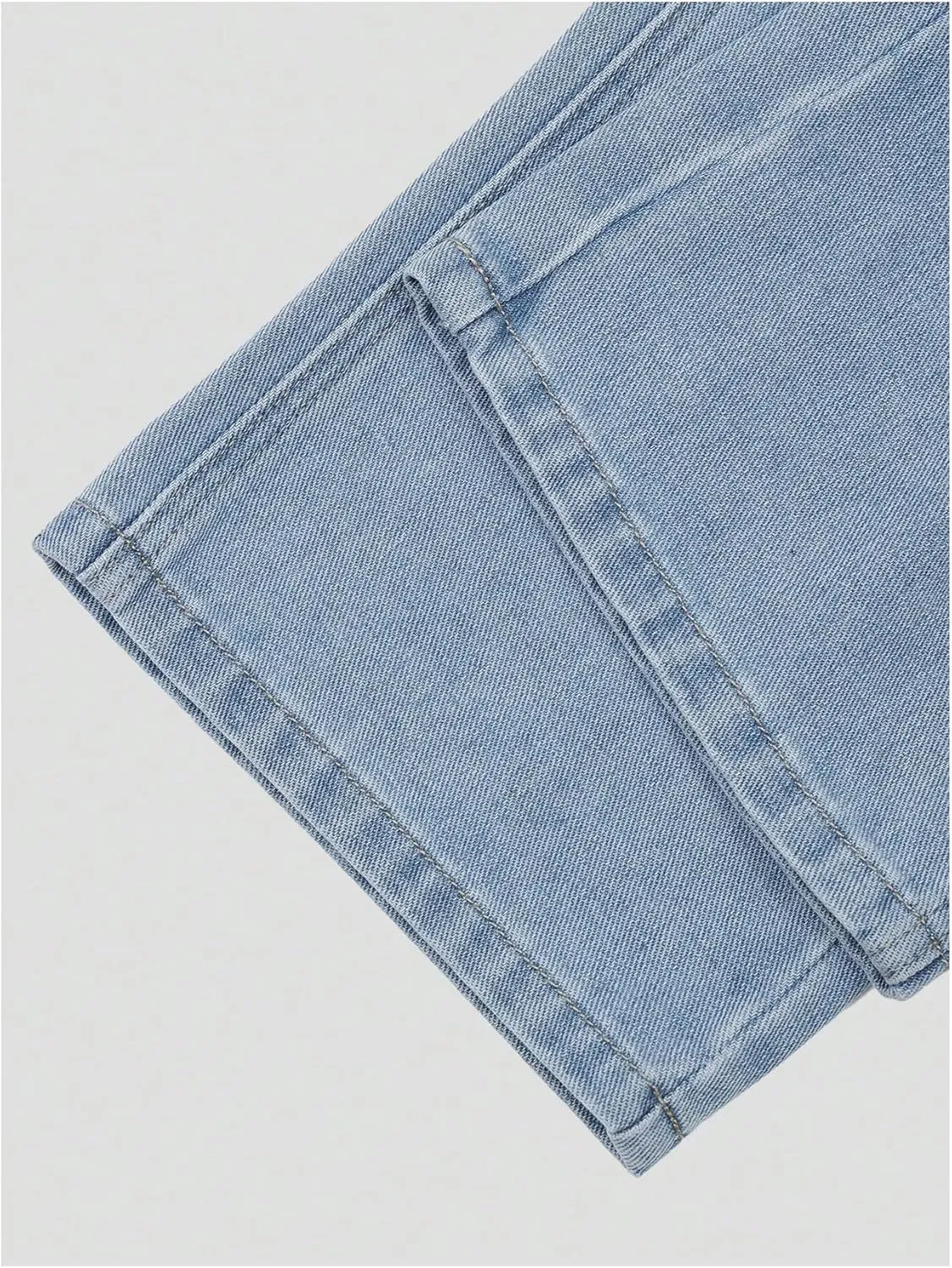 Floerns Girl's Y2k Bowknot Print Elastic Waist Jeans Wide Leg Cute Denim Pants