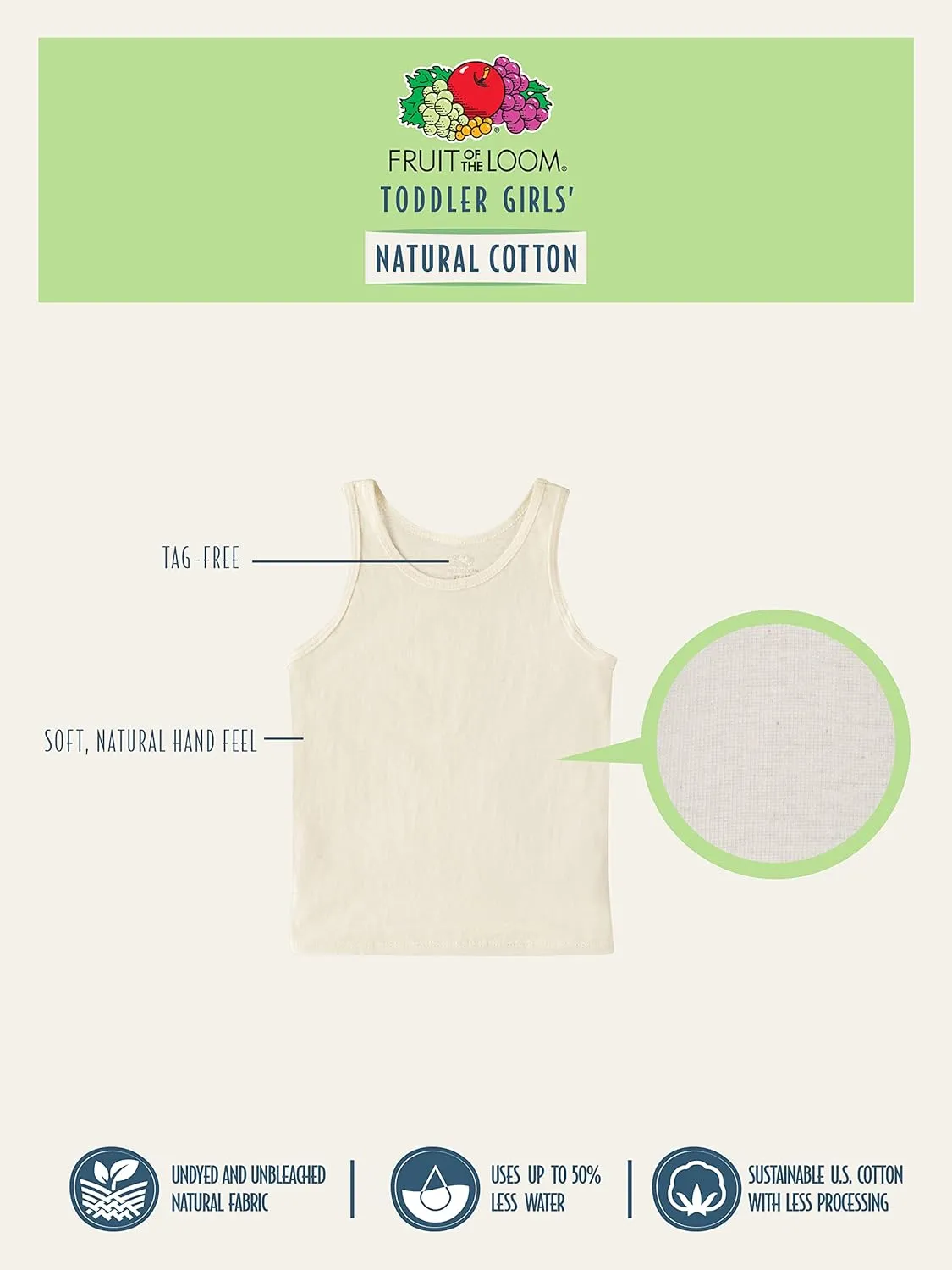Fruit of the Loom Girls' Undershirts (Camis & Tanks)