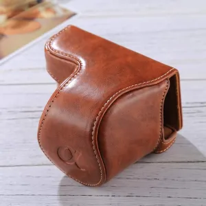 Full Body Camera PU Leather Case Bag with Strap for Sony A5100 / A5000 / NEX-3N