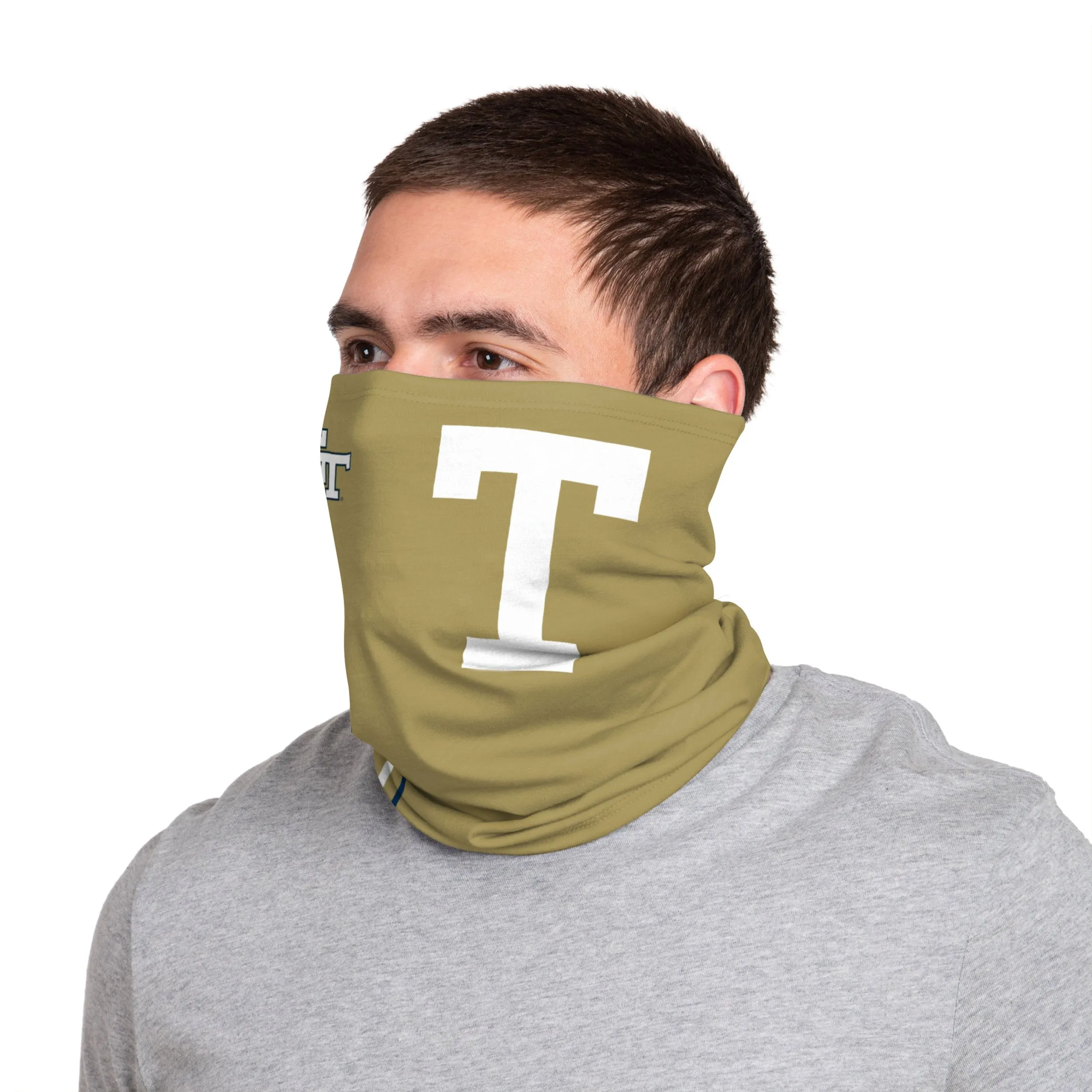 Georgia Tech Yellow NCAA Jackets On-Field Sideline Logo Alternative Gaiter Scarf