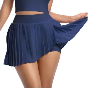 Girl Pleated Sports Skirts Dancing Golf Tennis Skirt for Women Gym Workout Fitness Shorts High Waist Running Skort