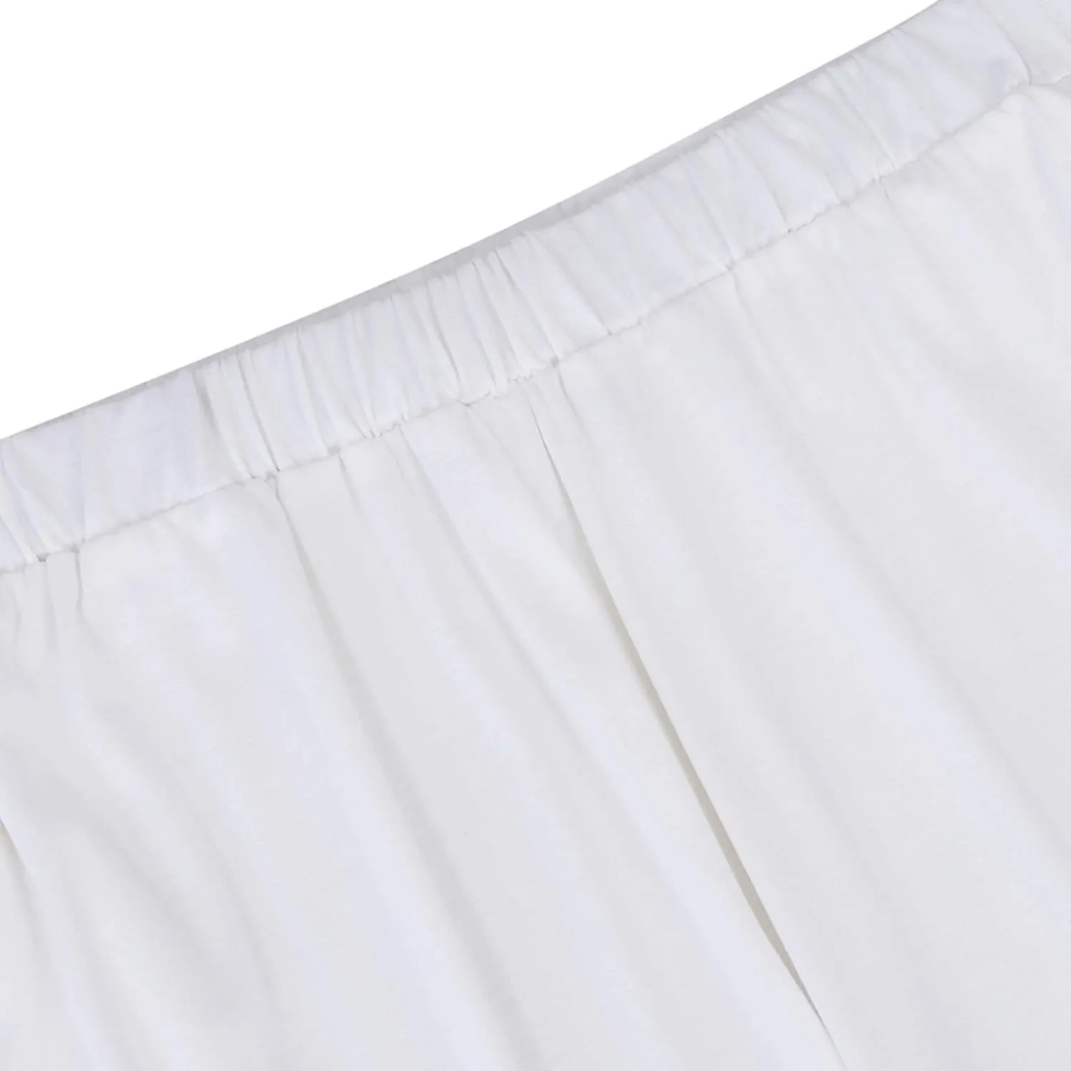 GlorySunshine Women's Elastic Waist Solid Palazzo Casual Wide Leg Pants with Pockets