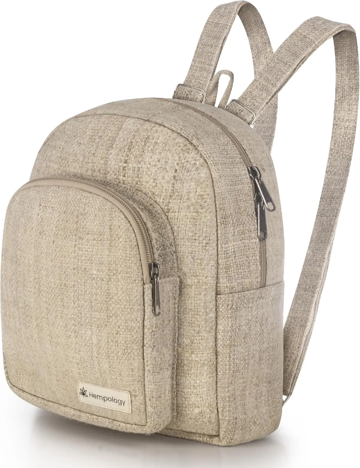 HEMP Mini Backpack  Small Backpack, Mini Travel Backpack, Cute Mini Backpack, Mini Backpack Men, Mini Backpack Women, Small Backpack, Beige, Black