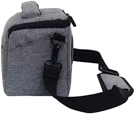 HONGYAN Camera Bags Waterproof DSLR Camera Bag for Nikon Canon Sony Panasonic etc Camera, Size:Large(Black) Camera case (Color : Black)