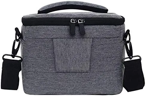 HONGYAN Camera Bags Waterproof DSLR Camera Bag for Nikon Canon Sony Panasonic etc Camera, Size:Large(Black) Camera case (Color : Black)