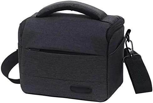 HONGYAN Camera Bags Waterproof DSLR Camera Bag for Nikon Canon Sony Panasonic etc Camera, Size:Large(Black) Camera case (Color : Black)