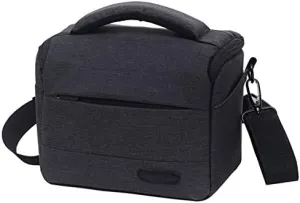 HONGYAN Camera Bags Waterproof DSLR Camera Bag for Nikon Canon Sony Panasonic etc Camera, Size:Large(Black) Camera case (Color : Black)