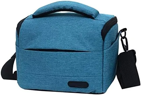 HONGYAN Camera Bags Waterproof DSLR Camera Bag for Nikon Canon Sony Panasonic etc Camera, Size:Large(Black) Camera case (Color : Blue)