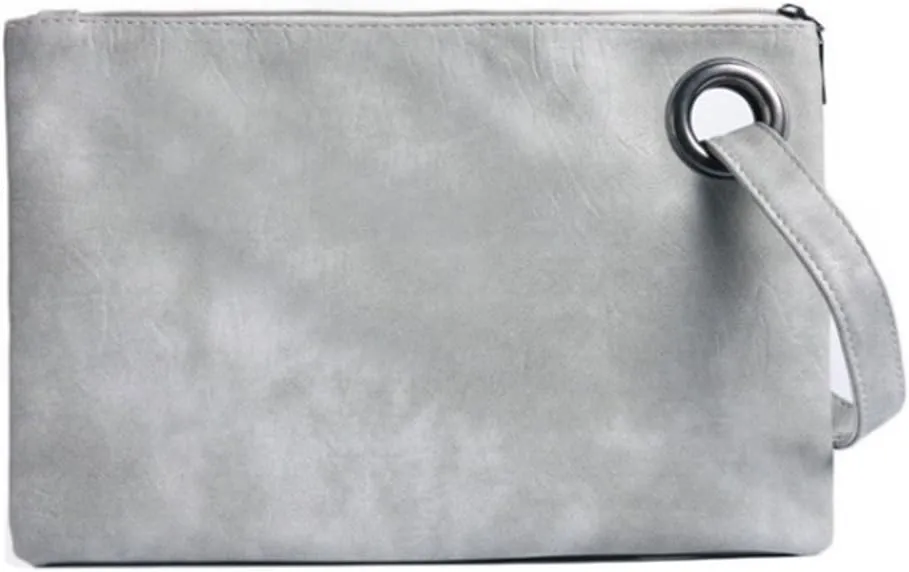 Hycurey Oversized Clutch Bag Purse and Handbag Womens Large PU Leather Evening Wristlet Handbags