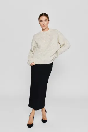 Ire Knitted Sweater - Sand Melange
