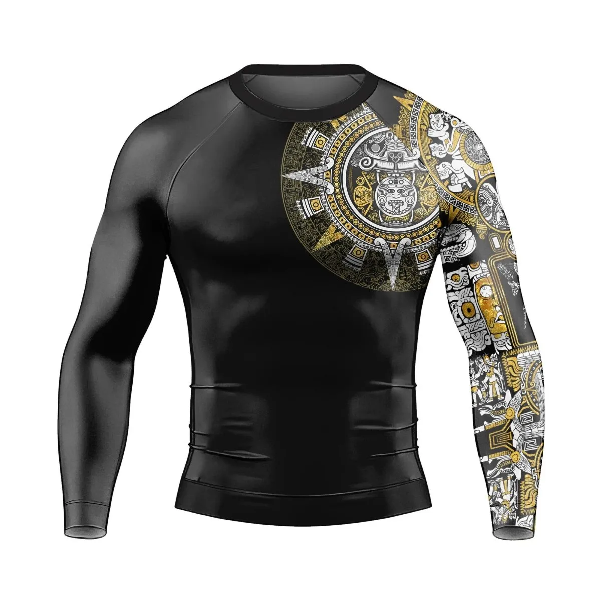JAGUAR WARRIOR man Long Sleeve Rash Guard