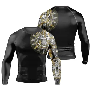 JAGUAR WARRIOR man Long Sleeve Rash Guard
