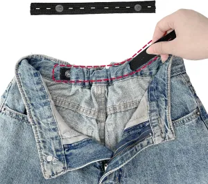 Jeans Button Tightener Pants Adjuster Waist Tightener for Pants Women Men and Children,Waist Clip Pack of 6