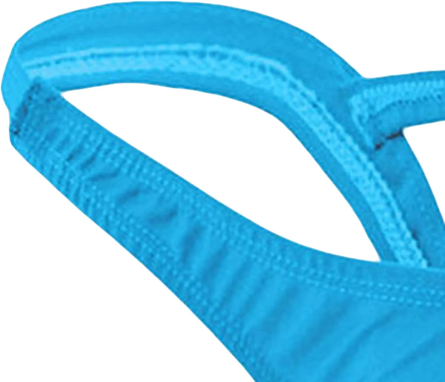 JEsilunmaMY Mens Hollow Bikini Briefs Low Rise Bulge Pouch G-String Swimwear Solid Color Backless Thong Underwear Panties