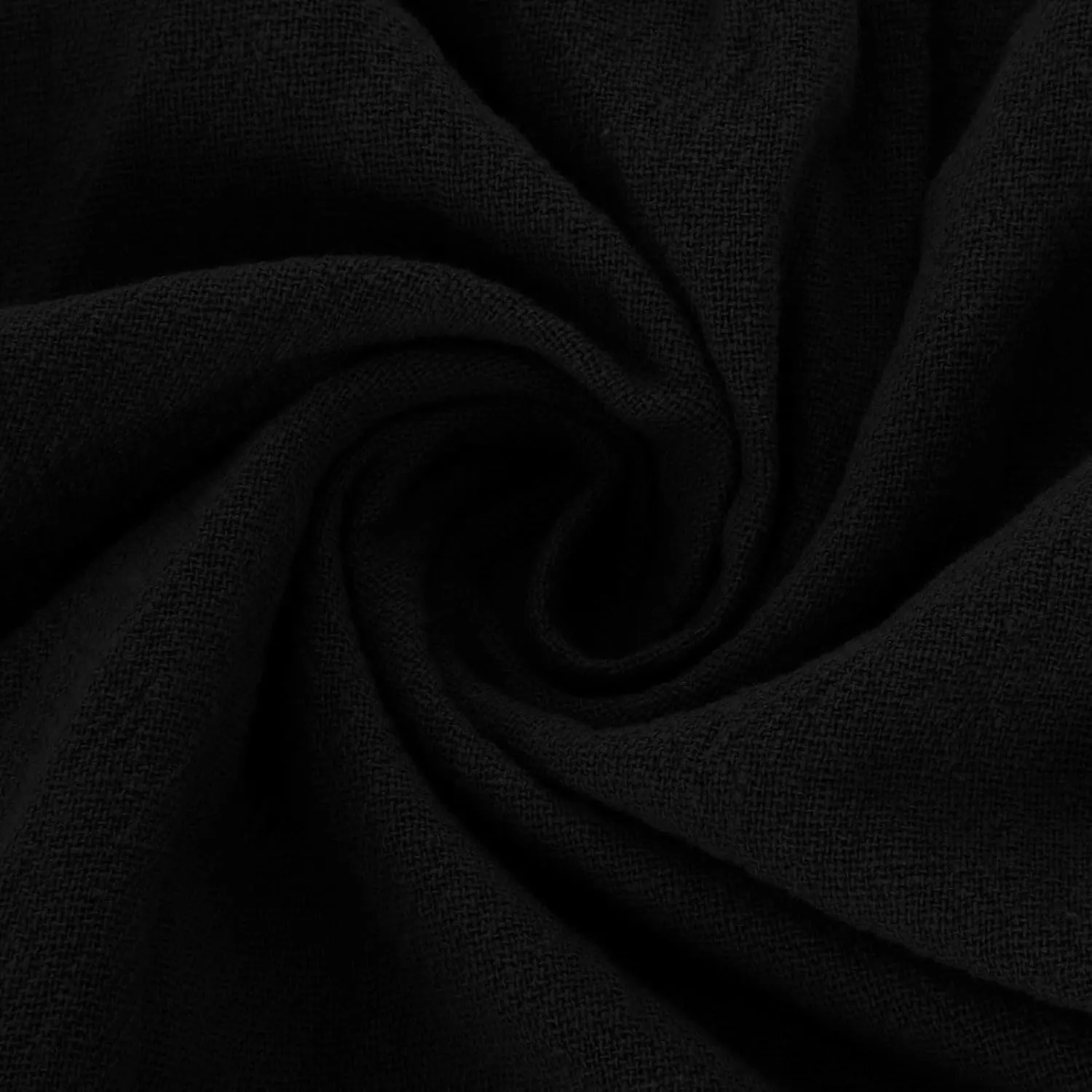 JOAU Cotton Linen Tank Dress for Women Pleated Summer Crewneck Sleeveless Sundress Beach Vacation Casual Knee Length Dresses