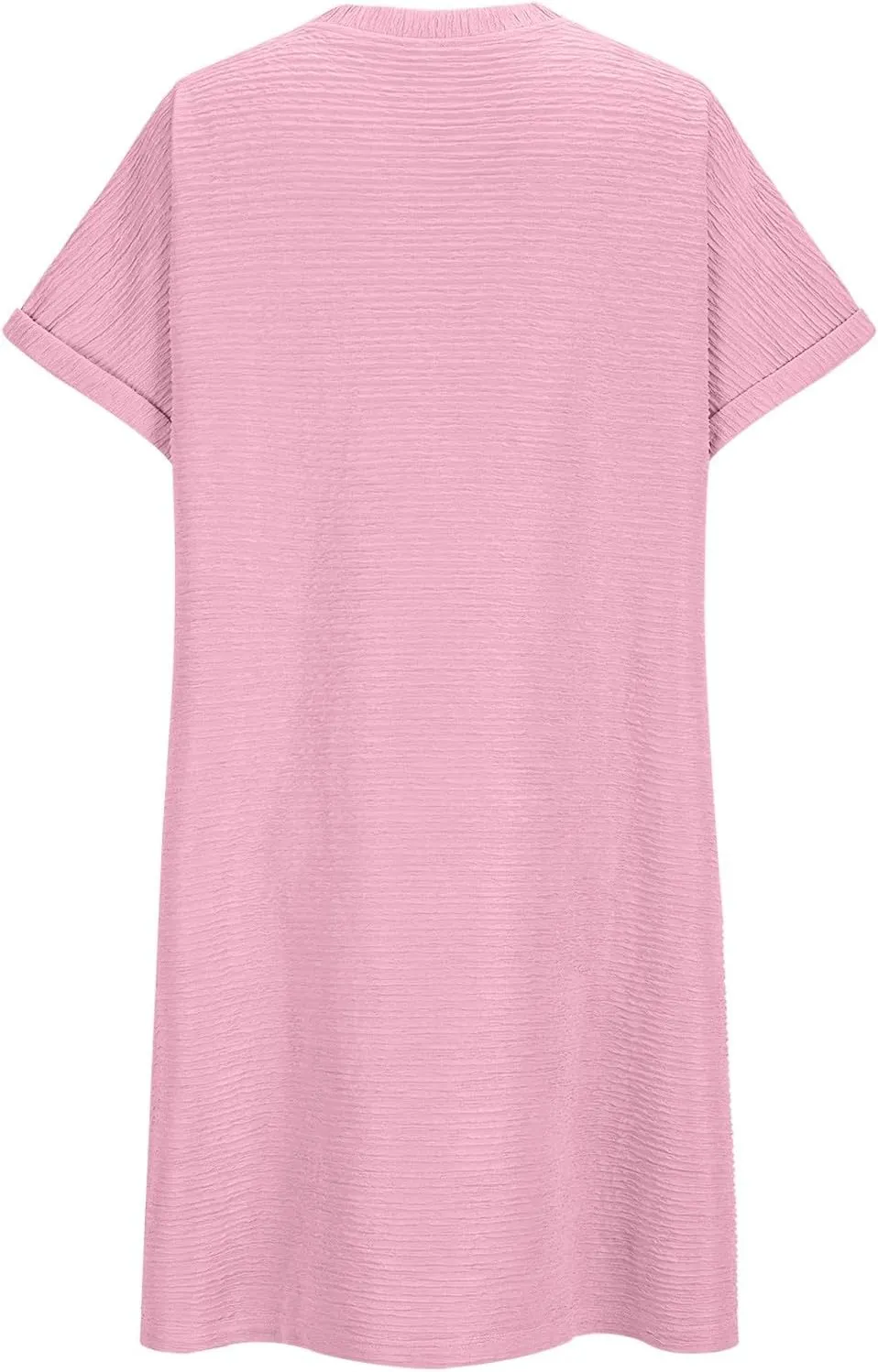 JOAU Women's Casual Summer Short Sleeve T Shirt Dress Loose Beach Mini Dresses Travel Vacation Clothes with Pockets 2025