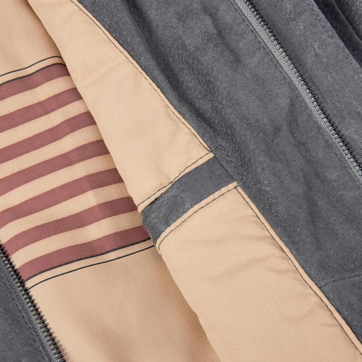 Landing Leathers Men Air Force A-2 Distressed Leather Flight Bomber Jacket (Also available in Big & Tall)