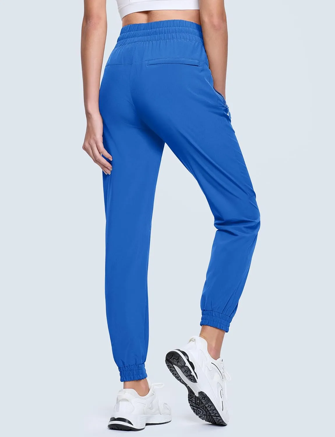 MAGCOMSEN Women's Hiking Pants Lightweight Quick Dry Athletic Running Joggers with Pockets Outdoor Travel Sweatpants